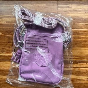 Kipling Tally Crossbody Phone Bag Purple Lila